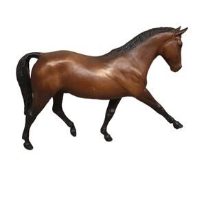 Vintage Breyer Brown Black Horse Figurine Classic Collectible